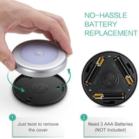 LED Motion Activated Puck Lights