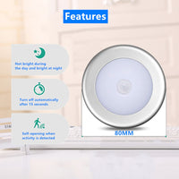 LED Motion Activated Puck Lights